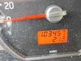 a close up of a speedometer on a car ' s dashboard