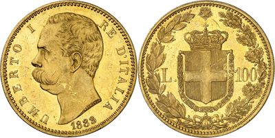 an image of a gold sovereign coin with a crown on it