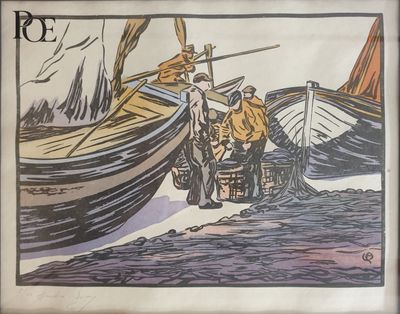 Amédée JOYAU (1971-1913) Retour de pêche - Photo 1