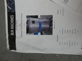 a piece of paper that has a picture of a machine on it