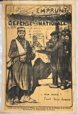an old political poster of a man and woman standing next to each other