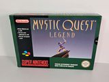 the box for the nintendo game mystic quest legend of legend