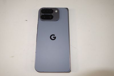 a close up of the back of a phone with the google logo on it