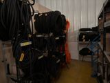 a room filled with lots of different types of hoses