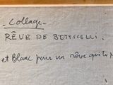 a piece of paper with writing on it on a table