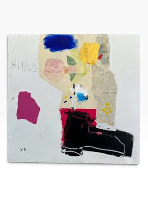an image of a picture of a painting of a shoe with flowers on it