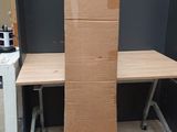 a large cardboard box sitting on top of a table