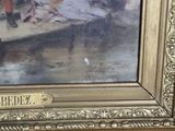 a picture of a painting on the wall of a building