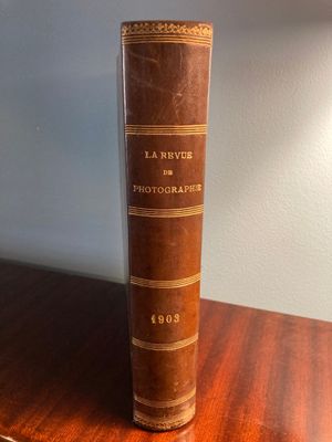 PHOTOGRAPHIE - la revue de photographie première année, 1903…