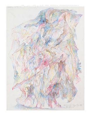 l'image d'un dessin d'une femme en robe