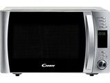 an image of a silver microwave oven on a white background