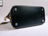 an image of a black bag with a lock on it
