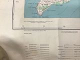 a sheet of paper with a map on it