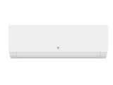 a white air conditioner sitting on top of a white wall
