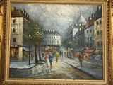 une photo d'un tableau accroché au mur