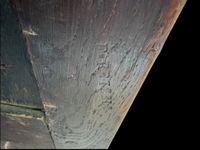 SECRETAIRE DE DAME en armoire à bâti de bois de chêne à plac… (photo 4)