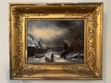 une photo d'un tableau accroché au mur