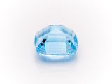 a blue topazte gems on a white background