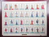 an image of a framed picture of people dressed in medieval clothing