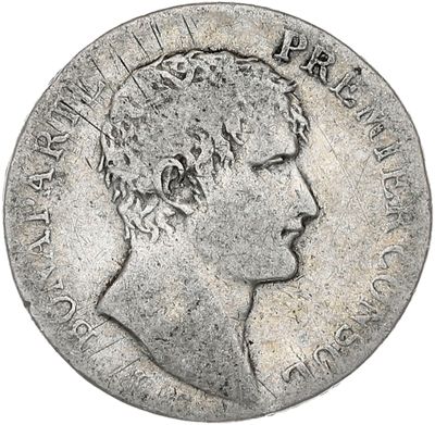 Gros plan sur une pièce de monnaie portant le visage d'un homme