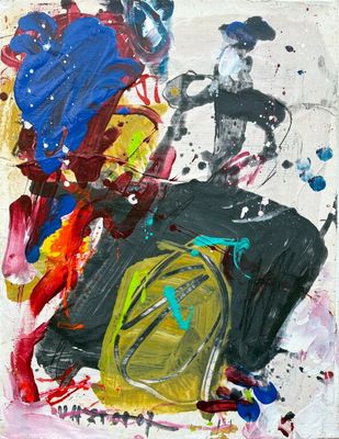 Victor HASCH (1945-2012) - Peinture originale en technique m…