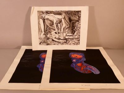 Rémi Champseit (1958). Parade sur la plage. - Photo 1