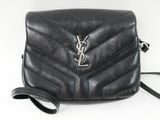 saint laurent monogram quilted leather cross body bag