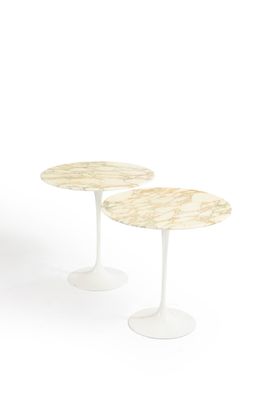 Eero SAARINEN (1910-1961) Paire de guéridons modèle "163M" d… - Photo 1