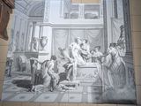 a picture of a painting on the wall of a building