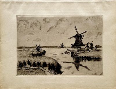 Armand Guillaumin - Les Moulins de Zaandam, 1906