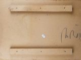 a picture of a piece of cardboard with writing on it