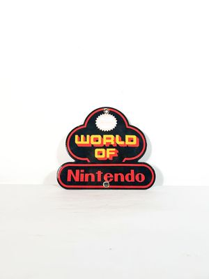 Plaque émaillée d'après World of Nintendo Dimensions : 16 x 19 cm Peti