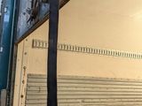 a truck that is parked in a garage