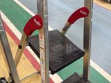 a ladder that is sitting on the floor in a store
