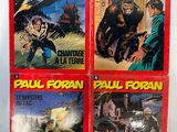 quatre albums de bandes dessinées de Paul Forman sur fond blanc