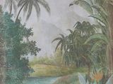 a picture of a painting on the wall of a house
