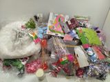 a pile of assorted items sitting on a table
