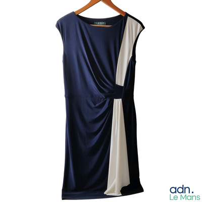 RALPH LAUREN – Robe en matière fluide et élastique s’adaptan…
