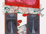 une image représentant un tableau sur fond blanc, encadré de rouge