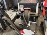 an image of a machine that is sitting in a garage