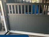 a picture of a gate that is being installed