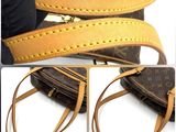 a collage of photos of a louis vuitton handbag