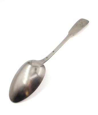 CUILLERE A RAGOUT en argent 950‰ modèle uniplat, la spatule …