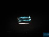 a green tourmaline gems in the dark