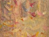 an image of a painting of birds flying in the air