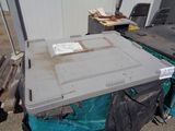 an image of a table with a door on top of it