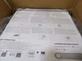 a box with instructions for cleaning and maintenance items