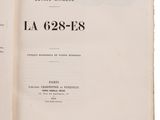 an open book with a black and white title on it