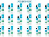 un lot de 24 déodorants naturels déodorant déodorant déodorant déodorant déodorant déodorant dé