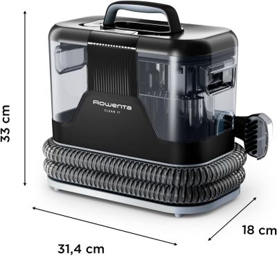 une image représentant une photo en noir et blanc d'un aspirateur